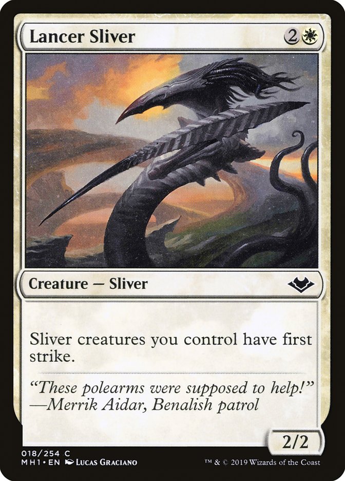 Lancer Sliver [Modern Horizons] Foil