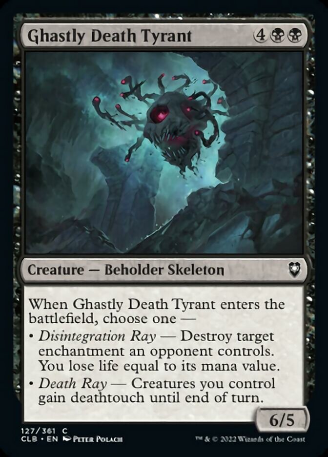 Ghastly Death Tyrant [Commander Legends: Battle for Baldur's Gate] Foil