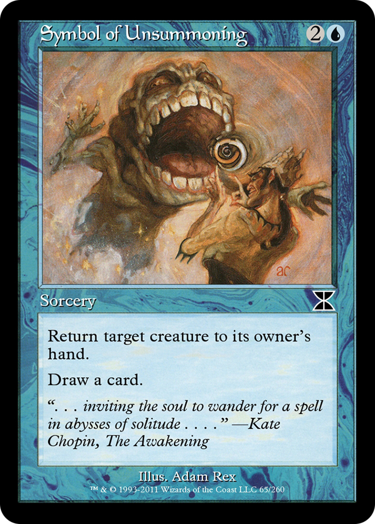 Symbol of Unsummoning  [Masters Edition IV]