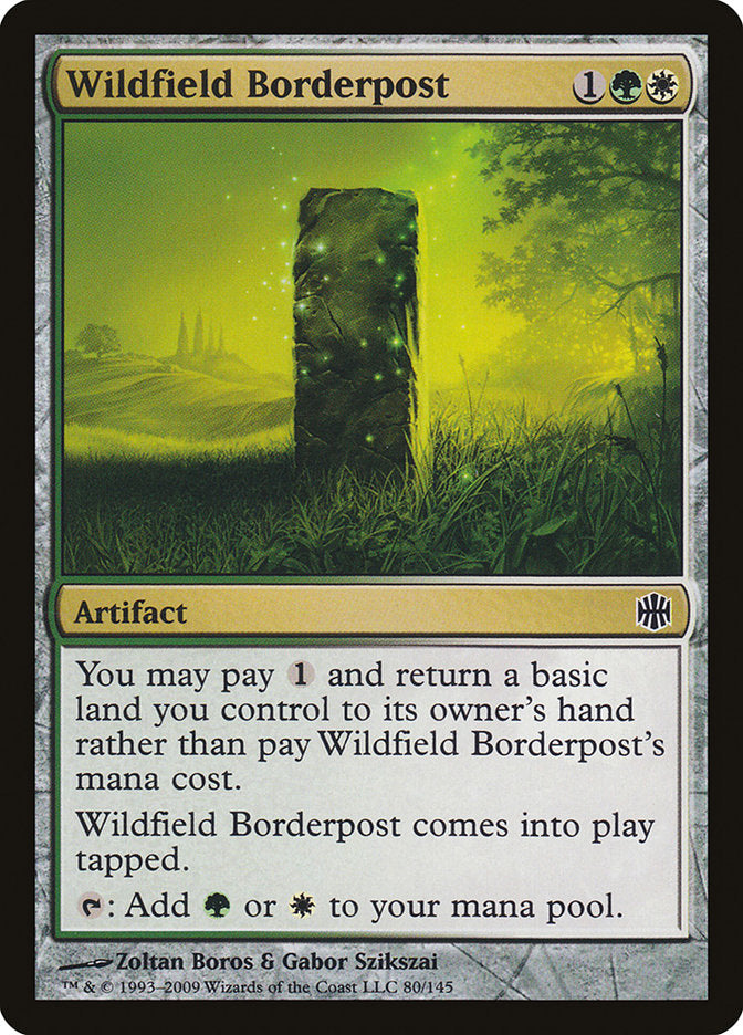 Wildfield Borderpost [Alara Reborn] Foil