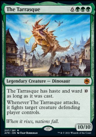 The Tarrasque (Promo Pack) [Dungeons & Dragons: Adventures in the Forgotten Realms Promos] Foil