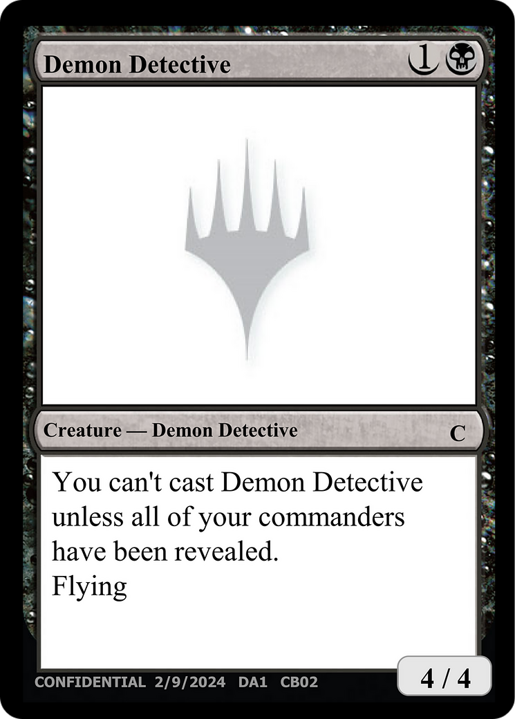 Demon Detective  [Unknown Event]