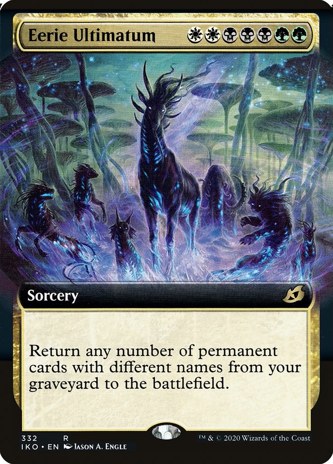 Eerie Ultimatum (Extended Art) [Ikoria: Lair of Behemoths] Foil