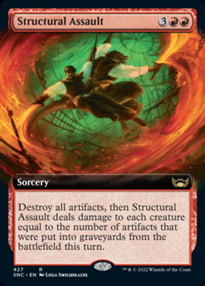 Structural Assault (Extended Art) [Streets of New Capenna] Foil