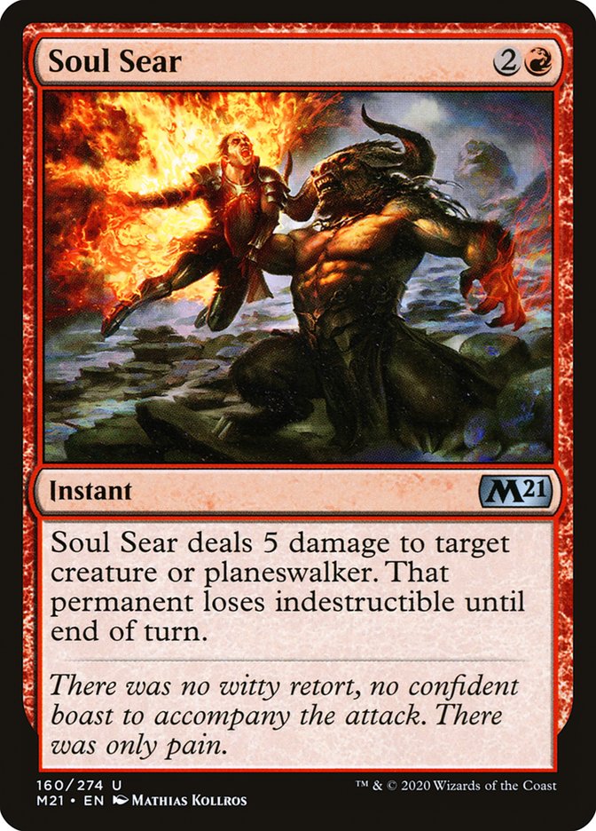 Soul Sear [Core Set 2021] Foil