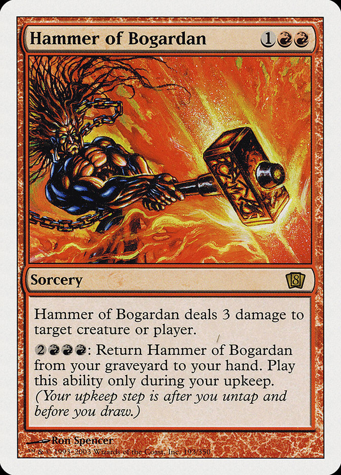 Hammer of Bogardan [Eighth Edition] Foil