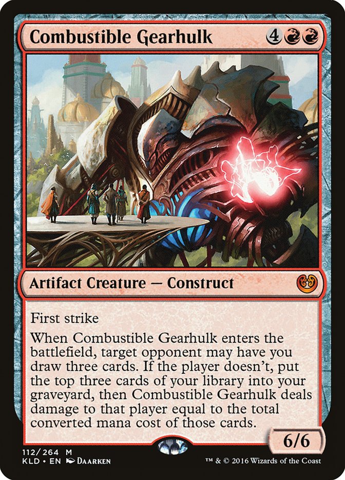 Combustible Gearhulk [Kaladesh] Foil