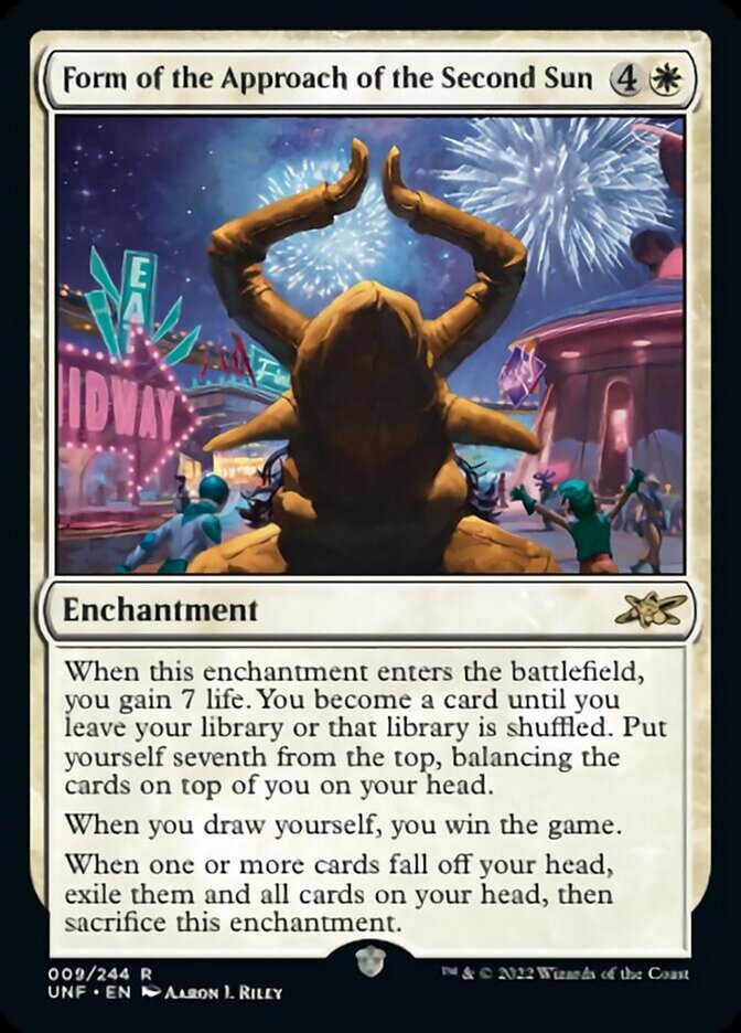 Form of the Approach of the Second Sun [Unfinity] Foil
