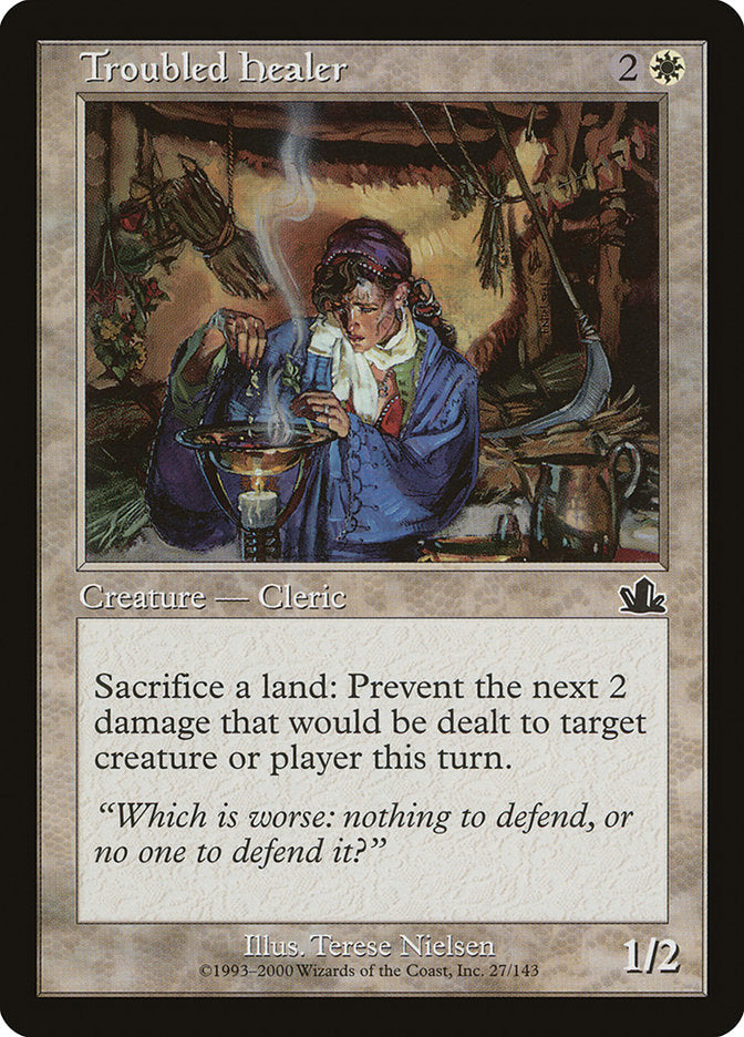 Troubled Healer [Prophecy] Foil