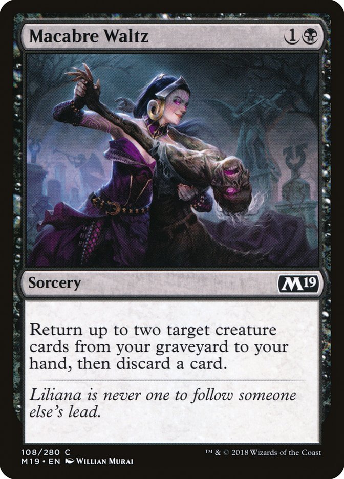 Macabre Waltz [Core Set 2019] Foil