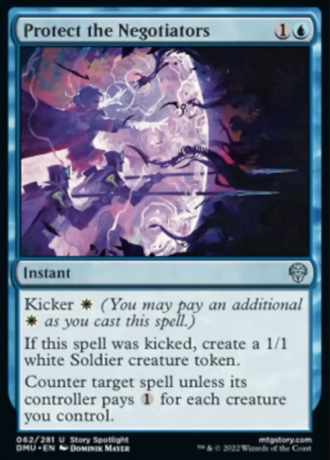 Protect the Negotiators [Dominaria United] Foil