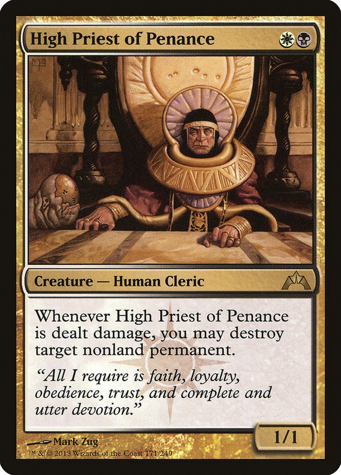 High Priest of Penance [Gatecrash] Foil