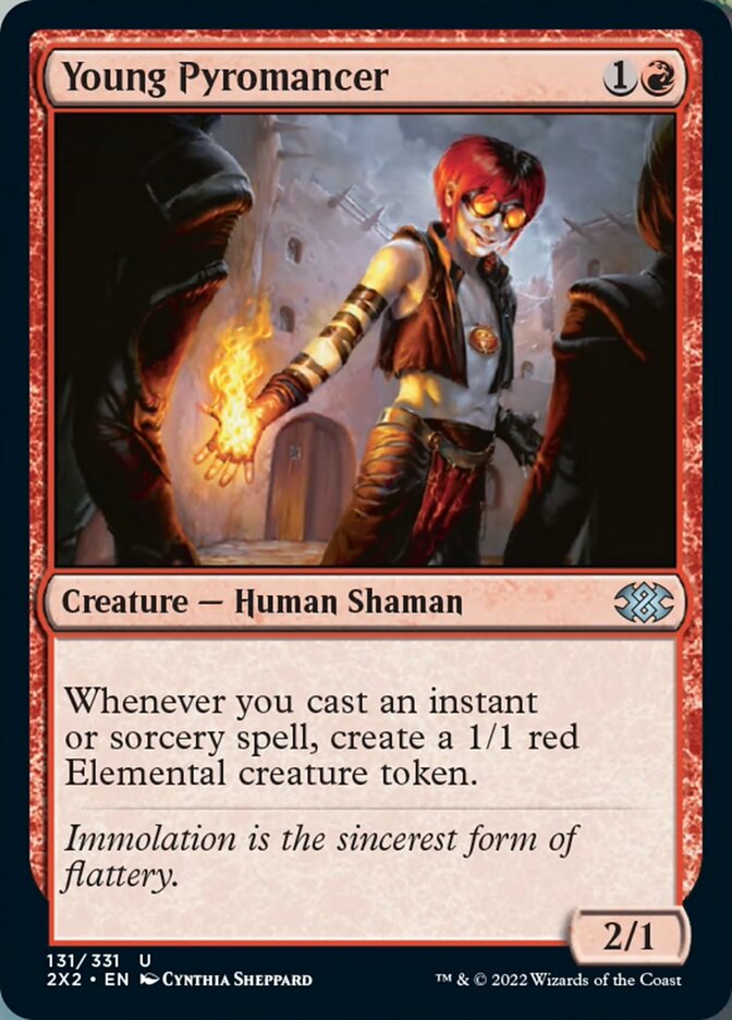 Young Pyromancer [Double Masters 2022] Foil