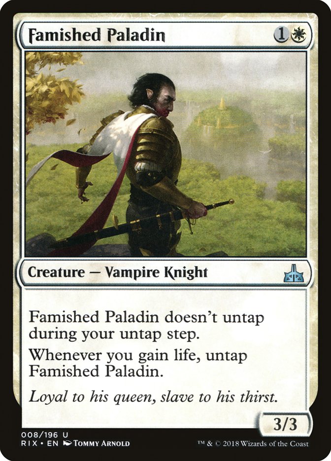 Famished Paladin [Rivals of Ixalan] Foil