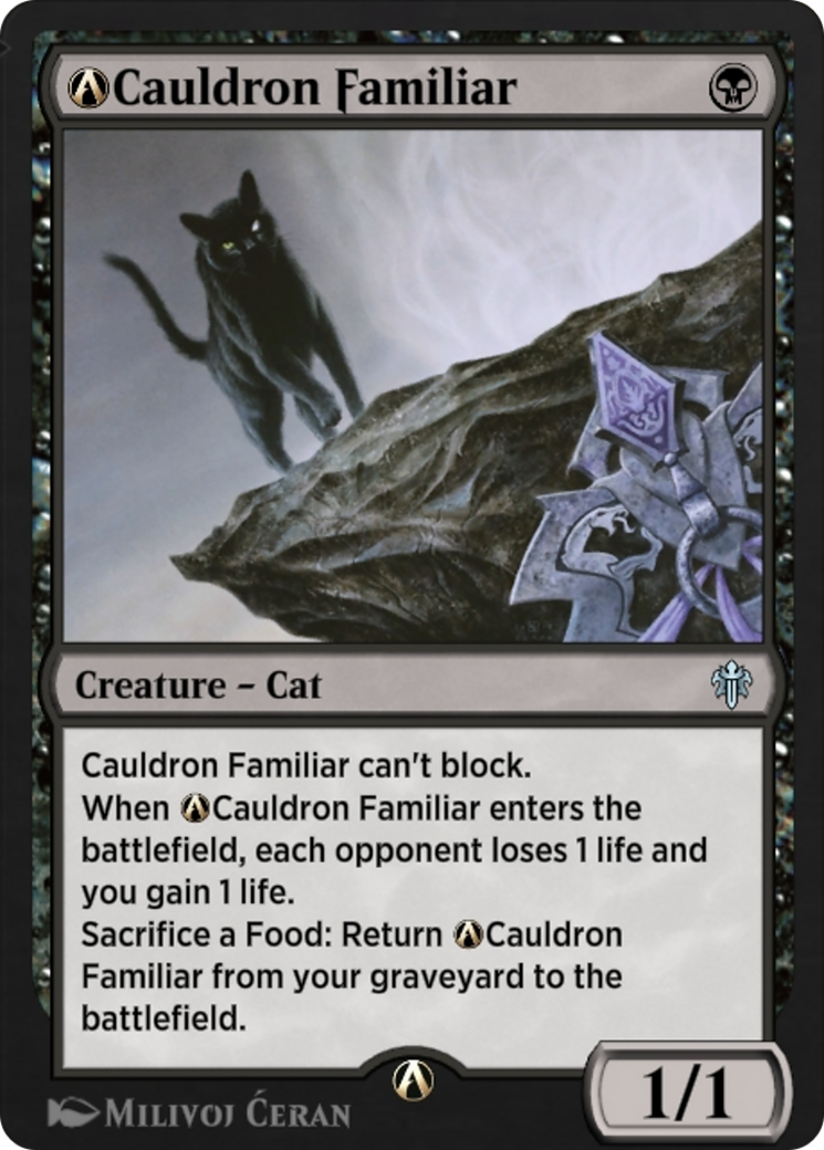 A-Cauldron Familiar  [Throne of Eldraine]