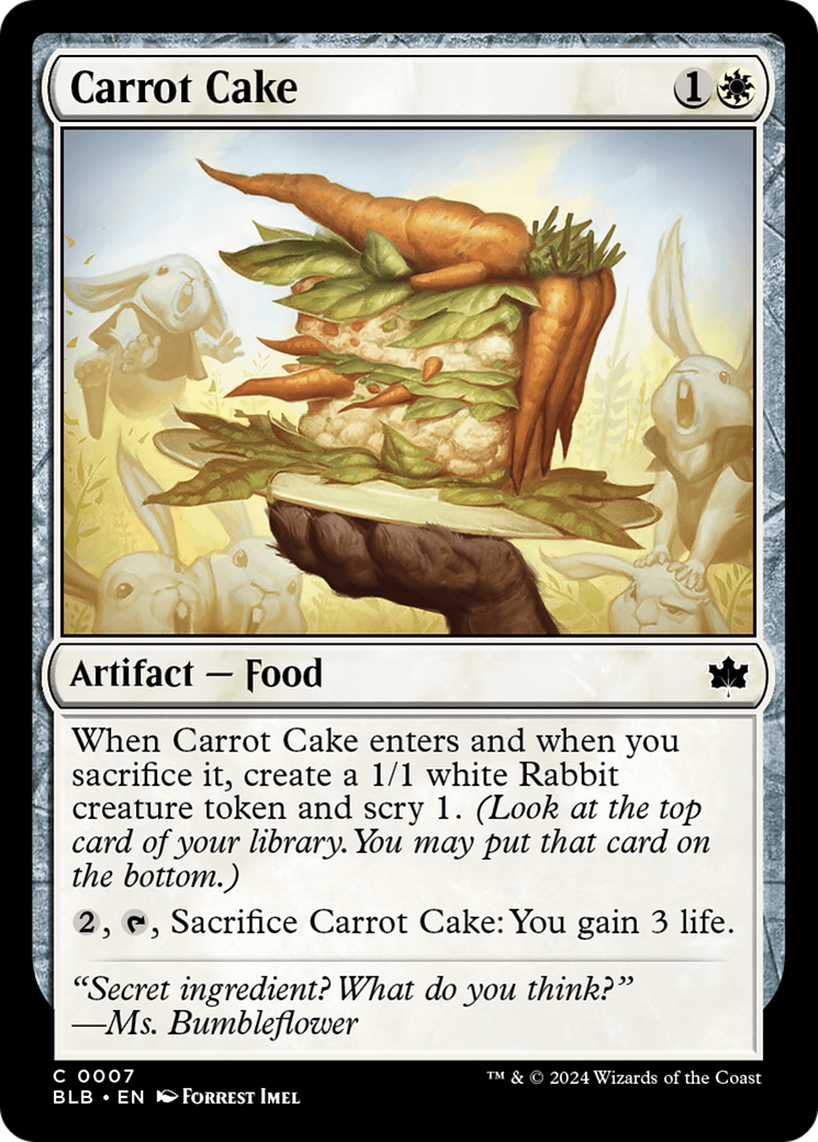 Carrot Cake [Bloomburrow] Foil
