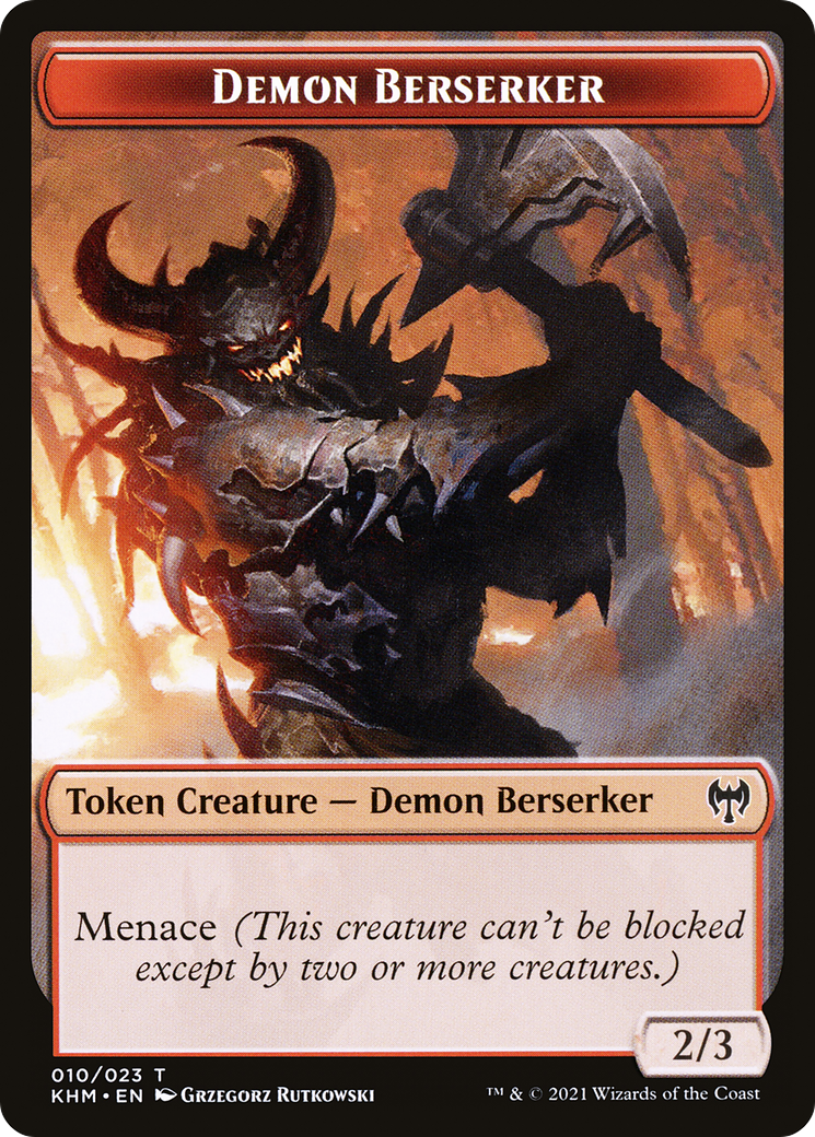 Demon Berserker  [Kaldheim Tokens]