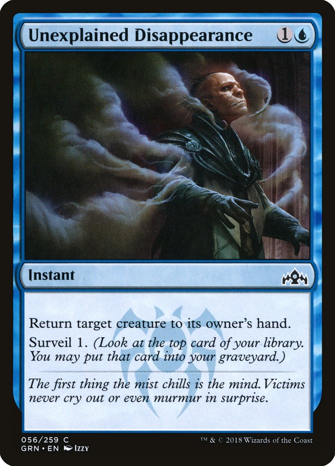 Unexplained Disappearance [Guilds of Ravnica] Foil