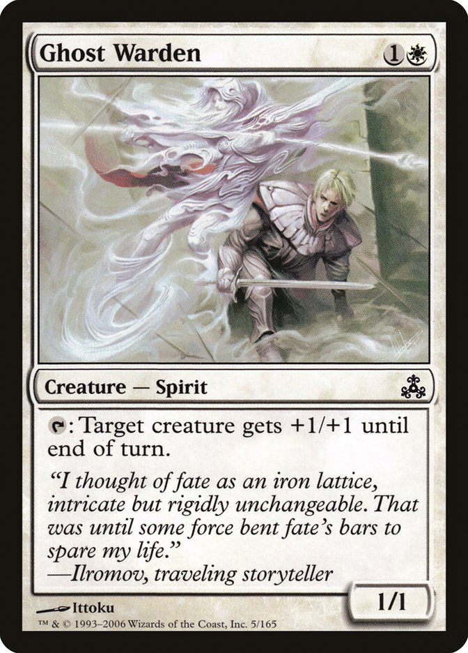 Ghost Warden [Guildpact] Foil