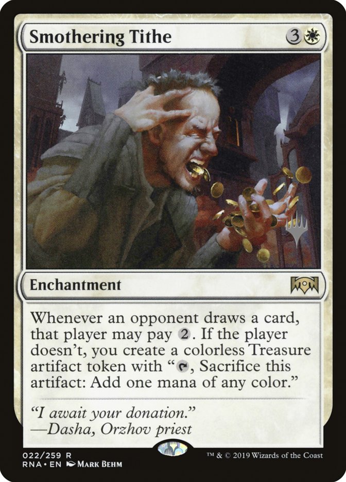 Smothering Tithe (Promo Pack) [Ravnica Allegiance Promos] Foil