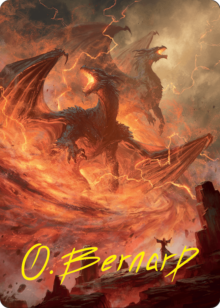 Rite of the Dragoncaller // Rite of the Dragoncaller  [Foundations Art Series] (Borderless) Foil