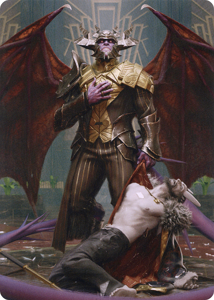 Ob Nixilis, the Adversary // Ob Nixilis, the Adversary  [New Capenna Art Series] (Borderless)