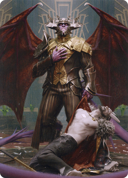 Ob Nixilis, the Adversary // Ob Nixilis, the Adversary  [New Capenna Art Series] (Borderless)