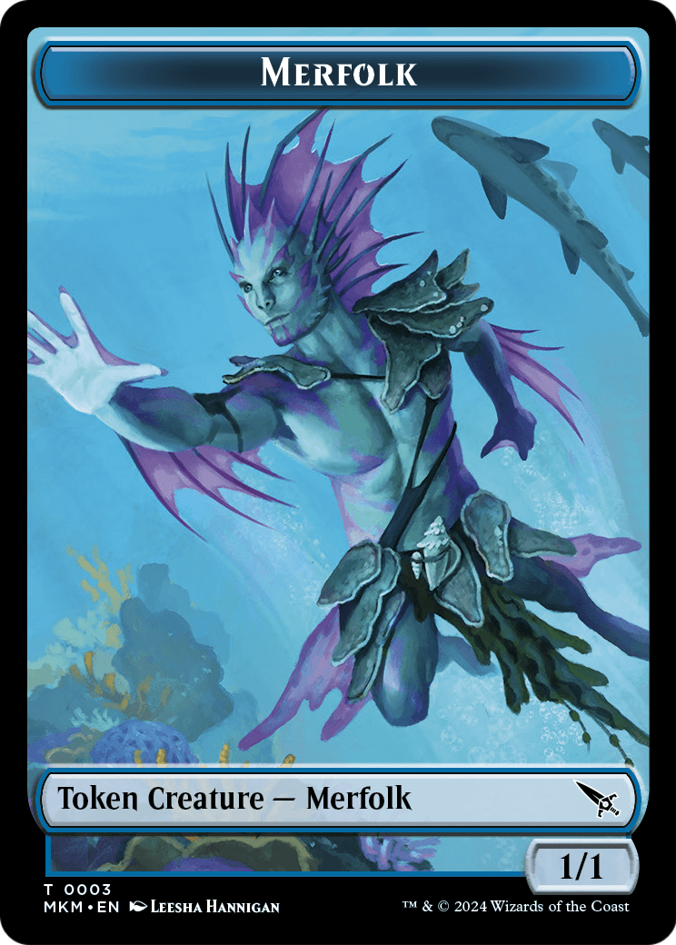 Merfolk  [Murders at Karlov Manor Tokens]