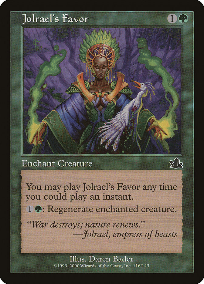 Jolrael's Favor [Prophecy] Foil
