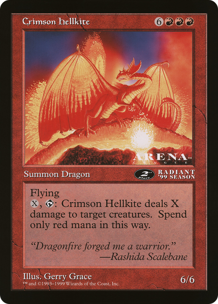 Crimson Hellkite  [Oversized League Prizes]