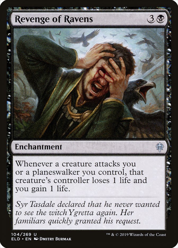 Revenge of Ravens [Throne of Eldraine] Foil