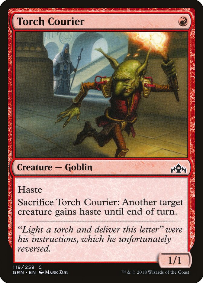 Torch Courier [Guilds of Ravnica] Foil