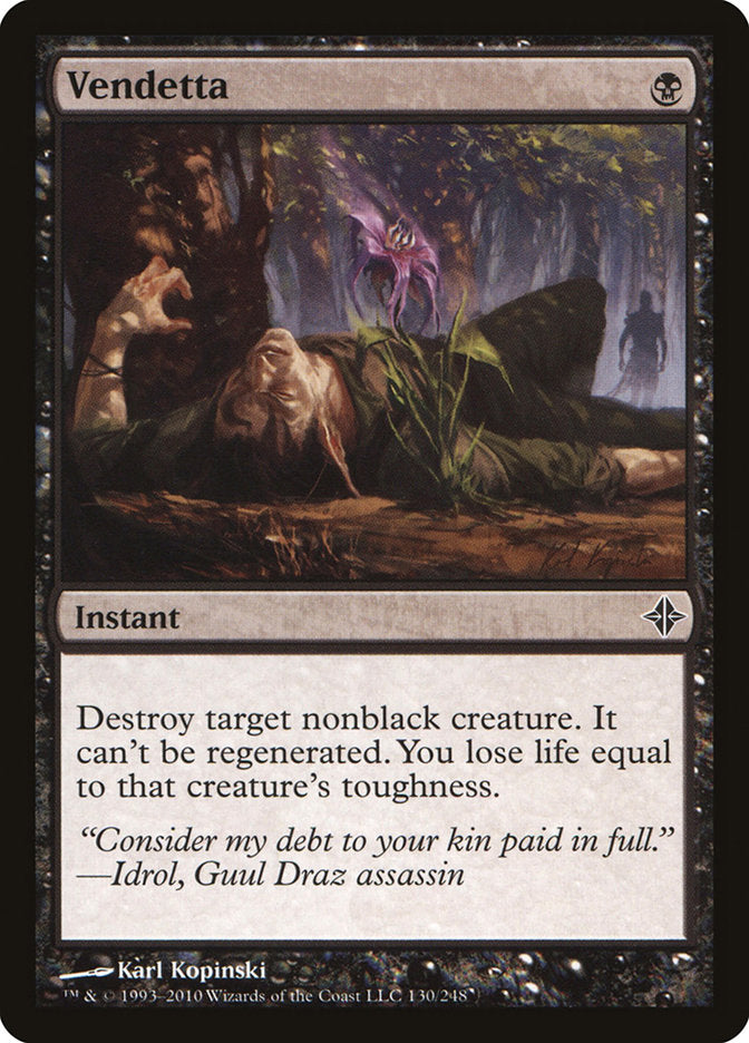 Vendetta [Rise of the Eldrazi] Foil
