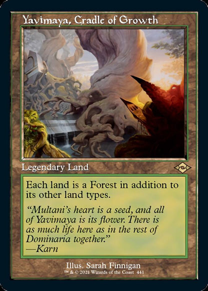 Yavimaya, Cradle of Growth (Retro) [Modern Horizons 2] Foil