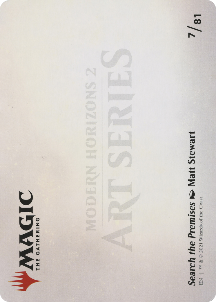 Search the Premises // Search the Premises  [Modern Horizons 2 Art Series] (Borderless) Foil