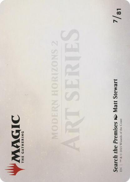 Search the Premises // Search the Premises  [Modern Horizons 2 Art Series] (Borderless) Foil