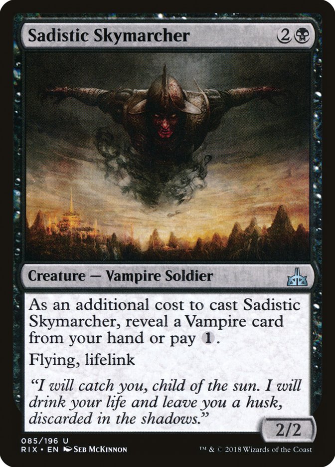 Sadistic Skymarcher [Rivals of Ixalan] Foil