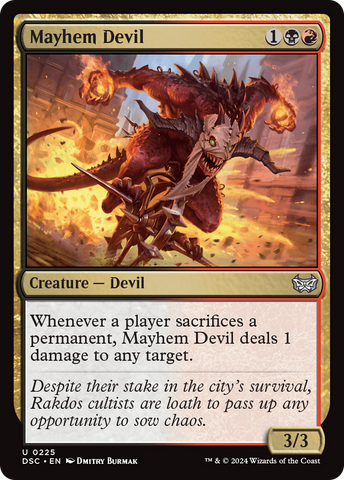 Mayhem Devil [Duskmourn: House of Horror Commander]