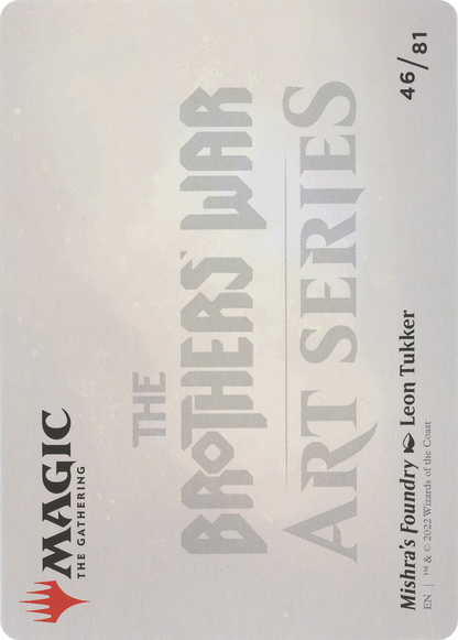 Mishra's Foundry // Mishra's Foundry  [The Brothers' War Art Series] (Borderless)