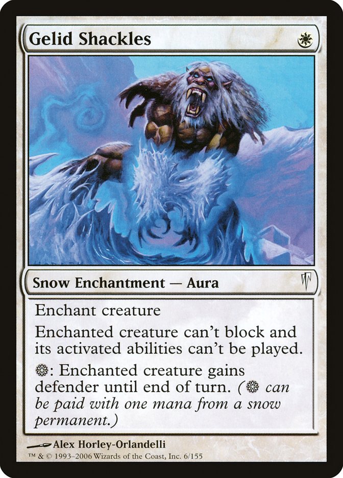 Gelid Shackles [Coldsnap] Foil