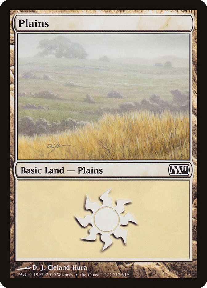 Plains (232) [Magic 2011] Foil