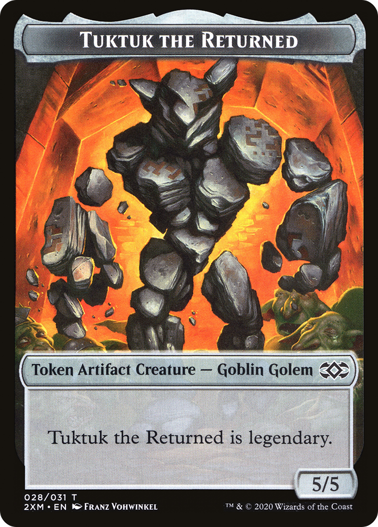 Tuktuk the Returned  [Double Masters Tokens] Foil
