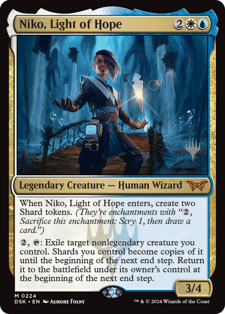 Niko, Light of Hope (Promo Pack) [Duskmourn: House of Horror Promos] Foil