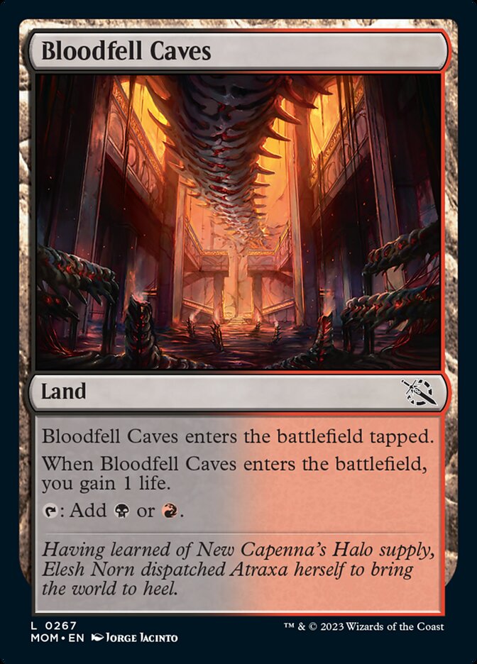 Bloodfell Caves [March of the Machine] Foil