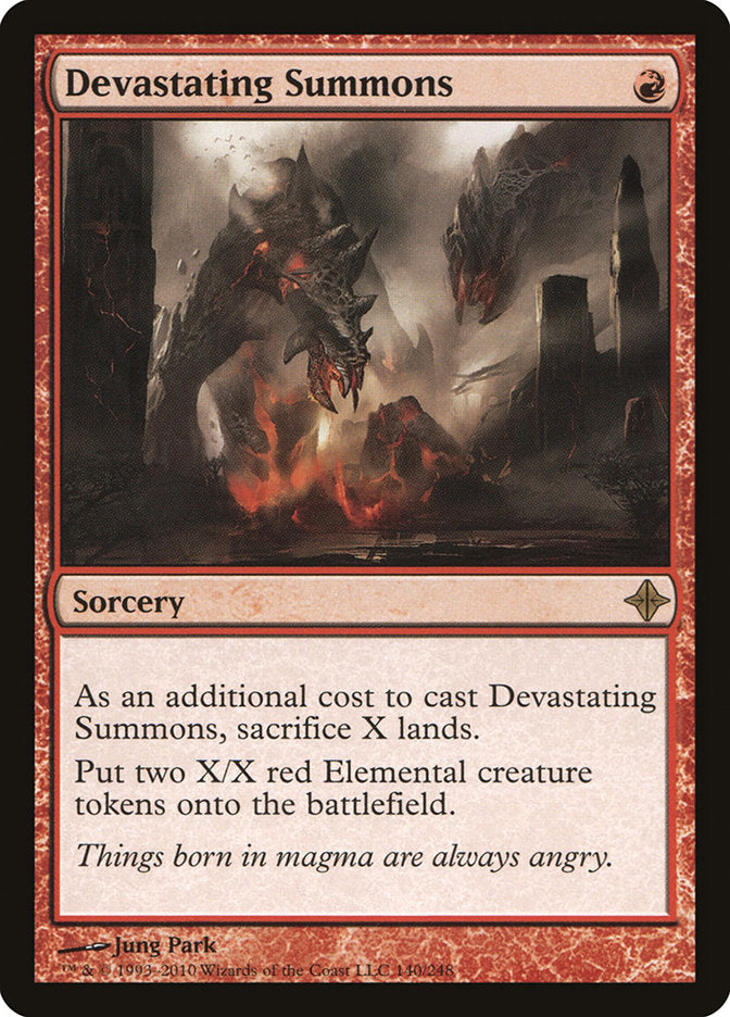 Devastating Summons [Rise of the Eldrazi] Foil