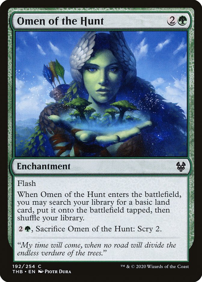 Omen of the Hunt [Theros Beyond Death] Foil