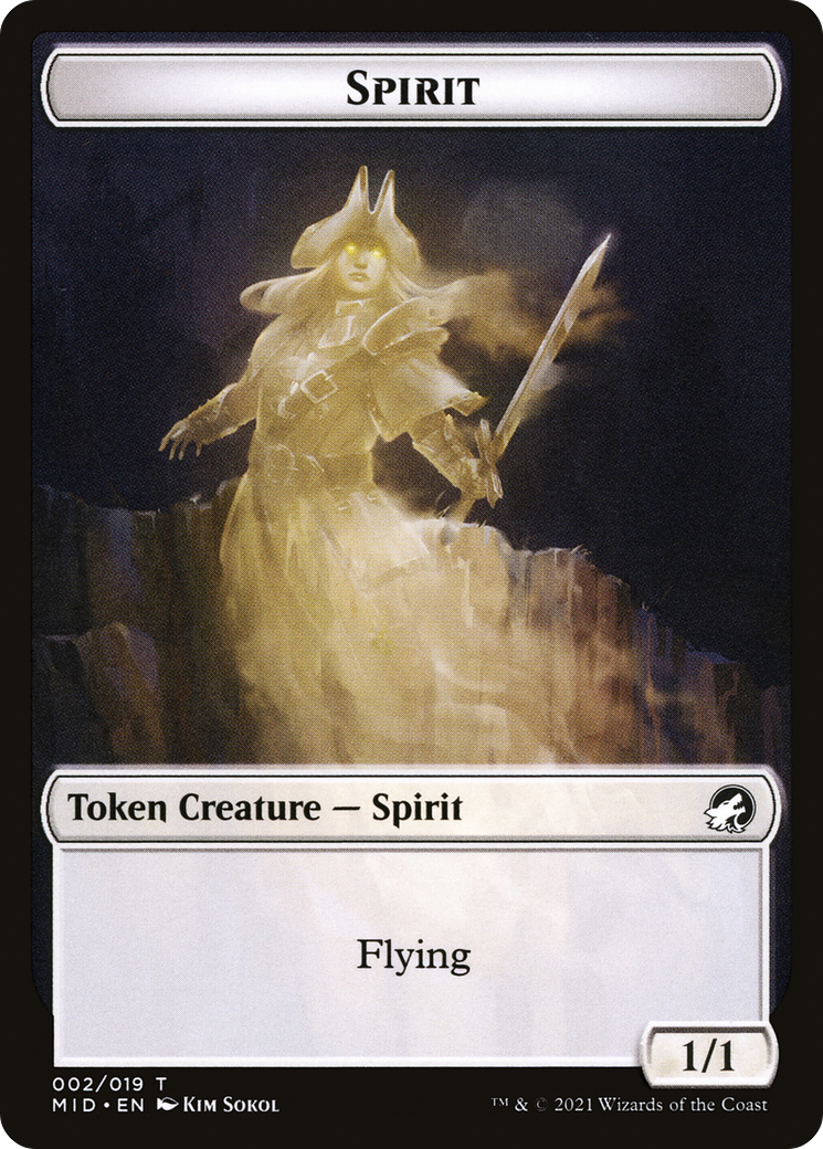 Spirit  [Innistrad: Midnight Hunt Tokens]