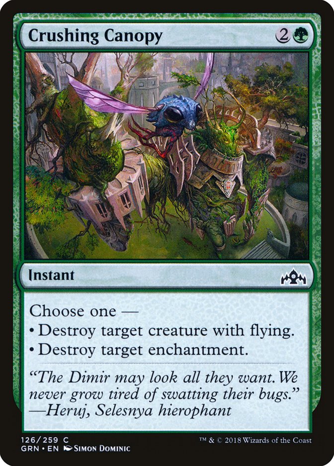Crushing Canopy [Guilds of Ravnica] Foil