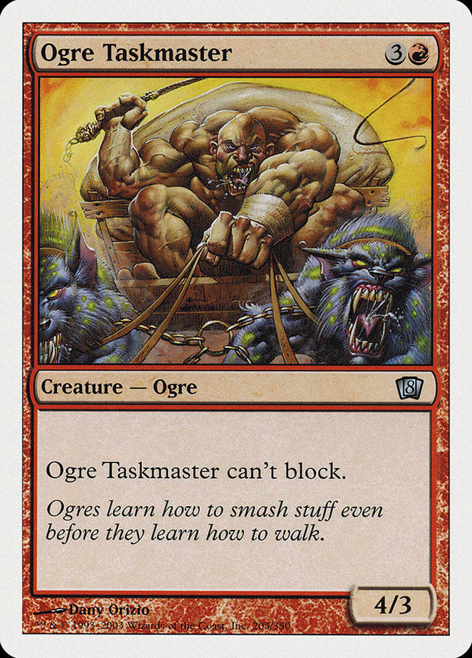 Ogre Taskmaster [Eighth Edition] Foil