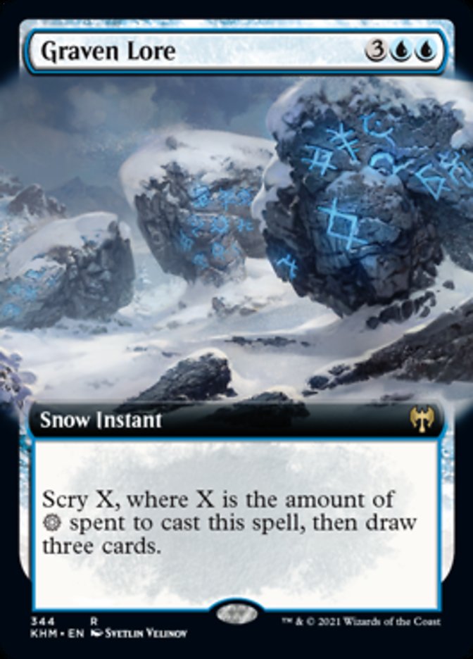 Graven Lore (Extended Art) [Kaldheim] Foil